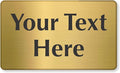 SmartSign Custom Brass Sign by SmartSign
