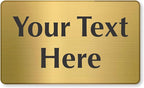 SmartSign Custom Brass Sign by SmartSign