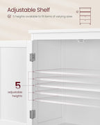 VASAGLE Floor Storage Cabinet, Freestanding Storage Unit - Image 6