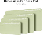 Aothia Leather Desk Pad Protector, Mouse Pad, Office Desk Mat, Non-Slip PU - Image 4