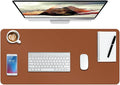 Boutilon Leather Desk Pad Protector, Non-Slip Mouse Pad, Laptop Desk Pad by Boutilon