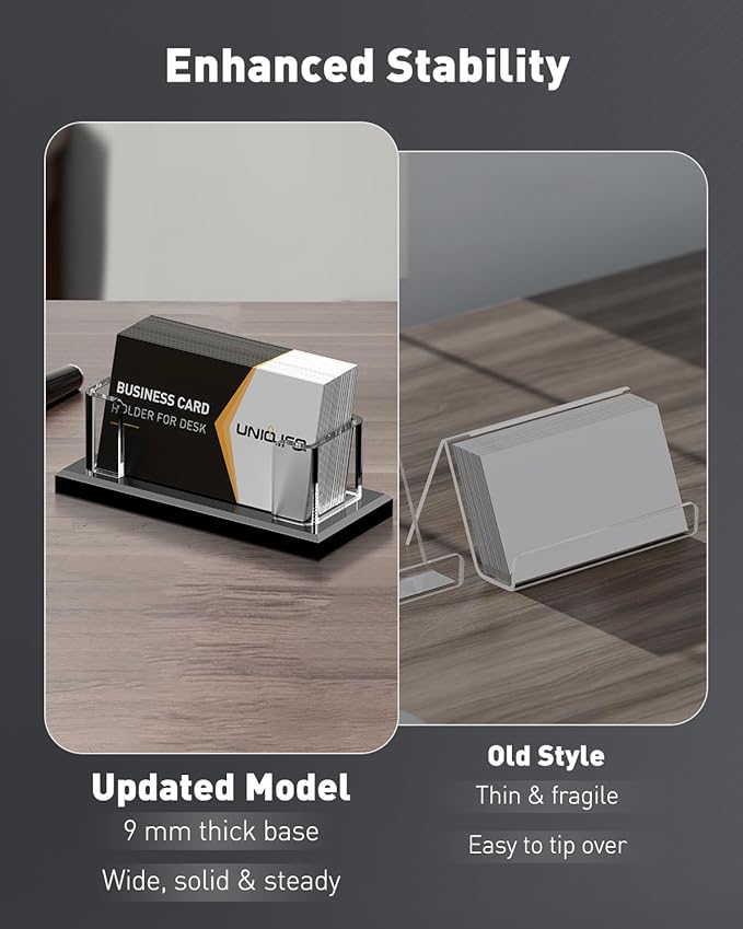 Uniclife Acrylic Business Card Holder - Image 4