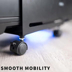 VIVO Large Computer Tower Desktop ATX-Case, CPU Steel Rolling Stand, 7.8 to 14 - Image 5