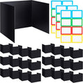 Crtiin 24 Pcs Privacy Folders for Students Desk Dividers Standard School by Crtiin