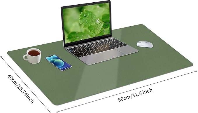 Bloss Green Desk Mat, Desk Matt - Image 6