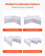 VEVOR Office Divider Privacy Partitions, PET Workstation Cubicle Partition - Image 4