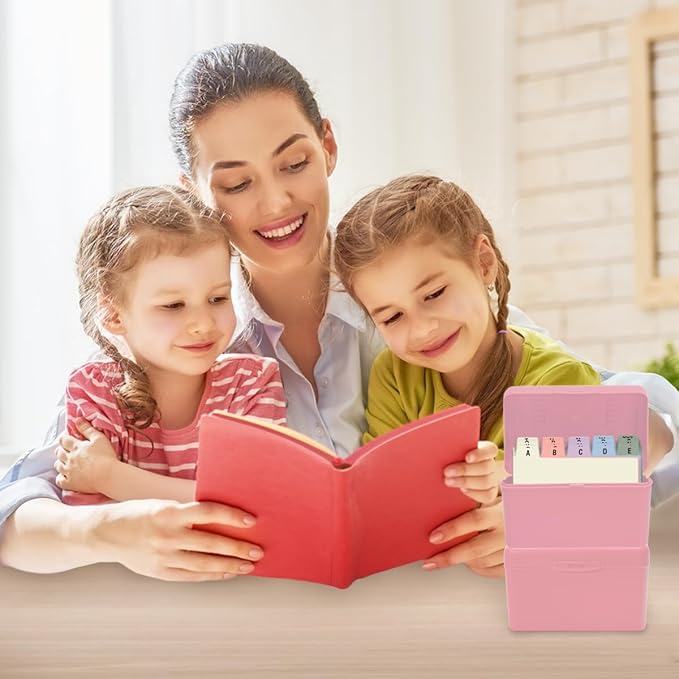 H4D 3x5 Index Card Holder with 100 Heavyweight Ruled Index Cards and 25 Plastic - Image 7