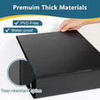 CIXILDTS 3" 3 Ring Binder, Standard 3-Inch Slant-D Ring Binder Fit Letter Size - Image 3