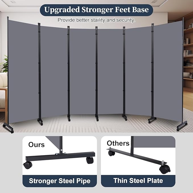 Room Divider Folding Privacy Screens - Image 2