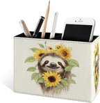Famame Sloth Sunflower Pencil Holder - Image 2