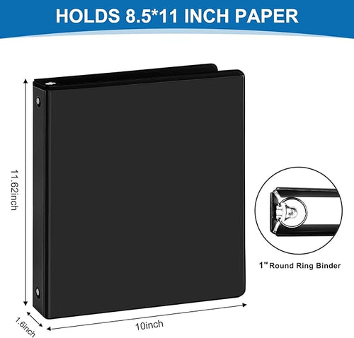 1 inch 3-Ring Binder, Bulk Basic Binders - Image 2
