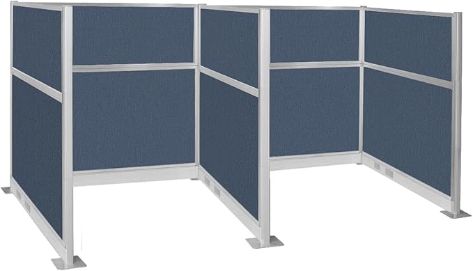 Versare Pre-Configured Hush Panel Electric Cubicle | Workstation Divider Walls by VERSARE