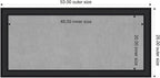 Amanti Art Black Framed Magnetic Board 25x53 Oversize Vision Board - Image 2