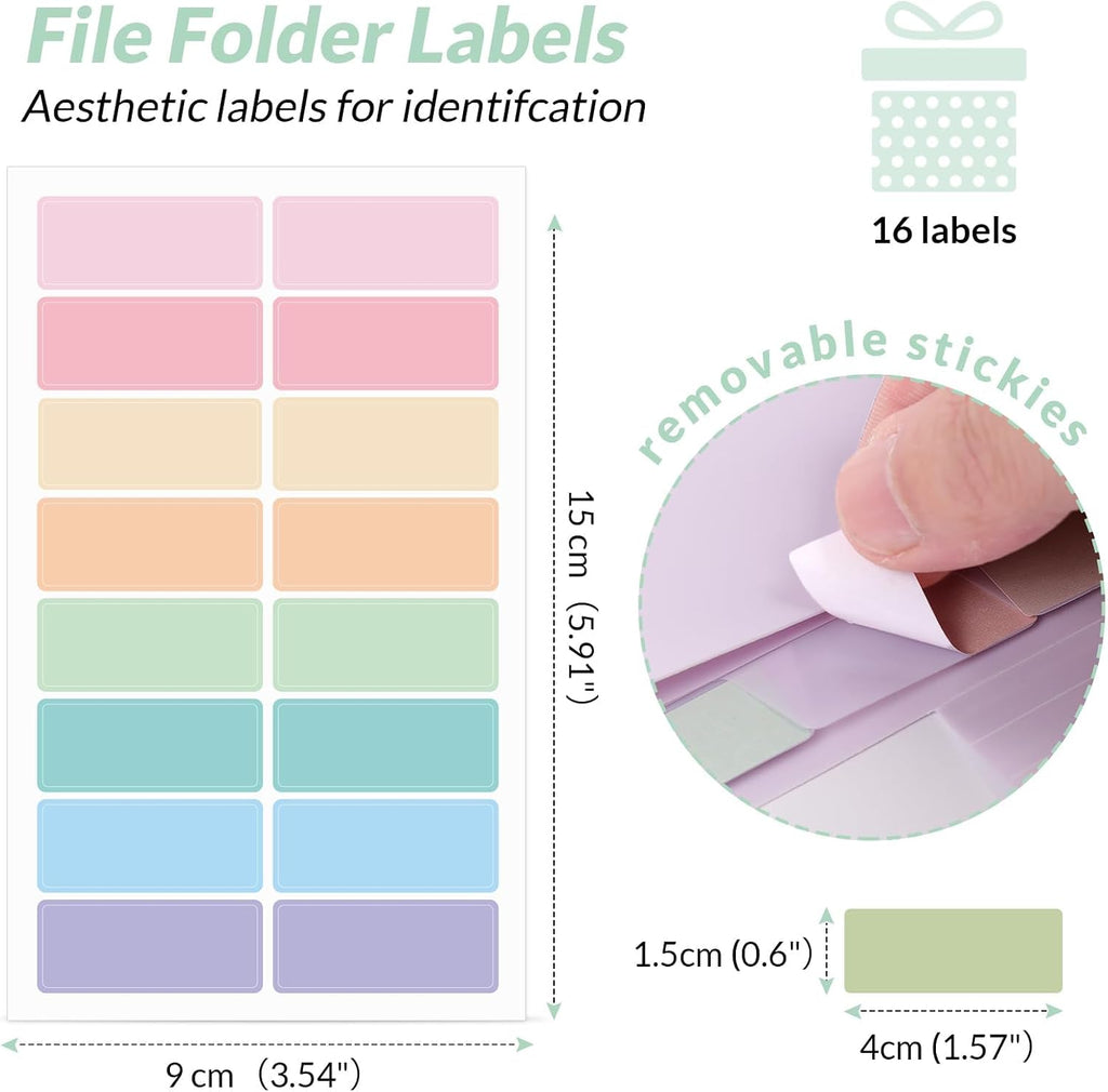SKYDUE Expanding File Folder, Accordion File Organizer with 8 Pocket, Expandable Document Paper Receipt Holder for School Office Hospital, Letter/A4 Size Light Green