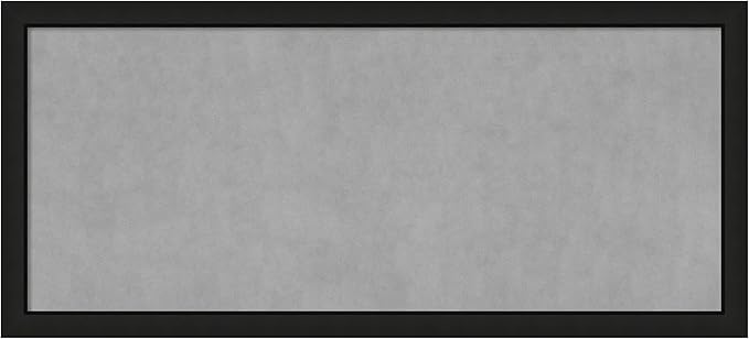 Amanti Art Black Framed Magnetic Board 23x51 Oversize Vision Board by AmantiArt