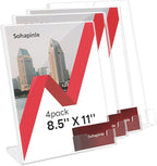 Acrylic Sign Holder 8.5 x 11 Inches by Sohapinle