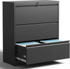 3 Drawer Lateral File Cabinet by YUKIMO