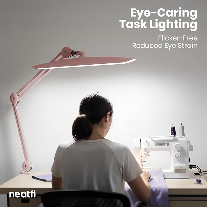 Neatfi XL 2, 200 Lumens LED Task Lamp, 24W Super Bright Desk Lamp, 4 Level - Image 3