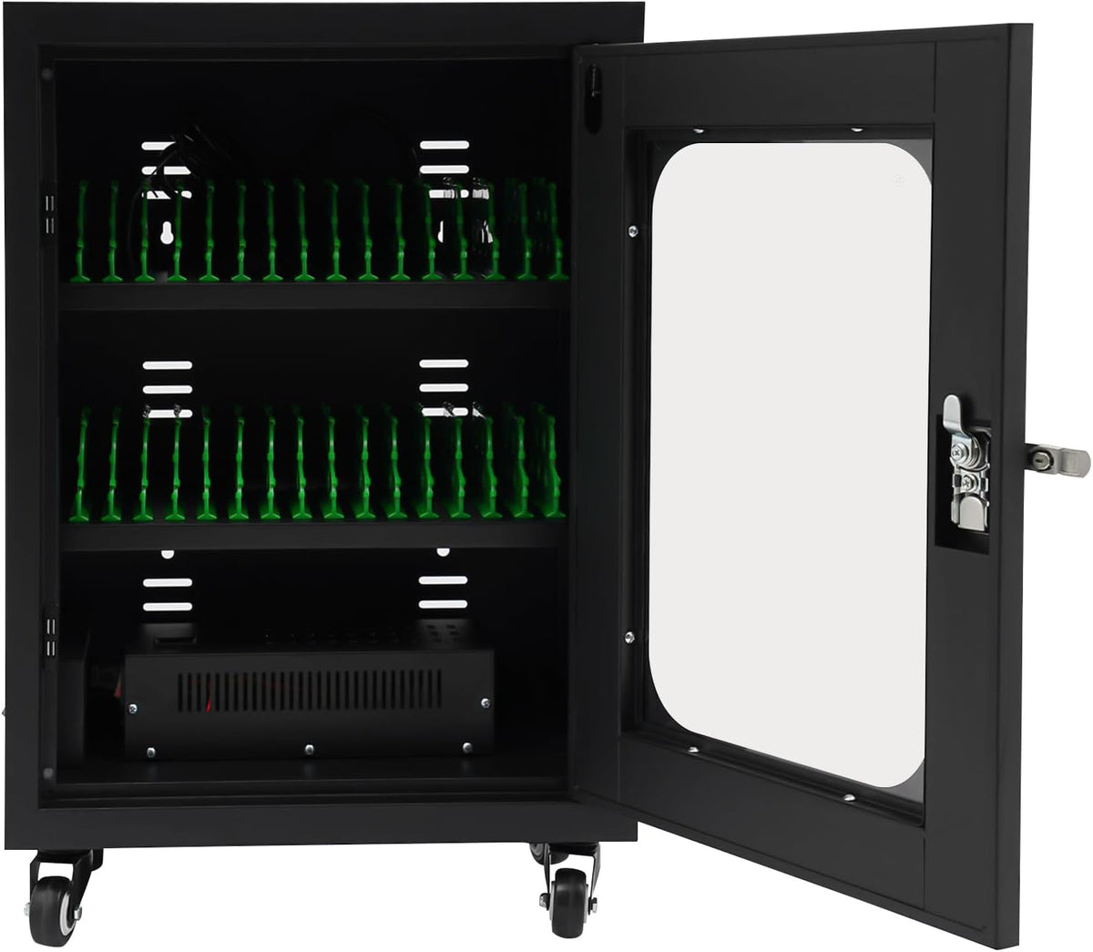 QUEWATSA Cell Phone Charging Station, 30-Device Rechargeable Mobile Phones