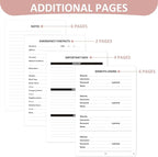 Comkiso Address Book with Individual Alphabetical Tabs Laminated, Large Print - Image 4