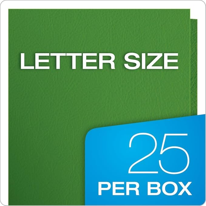 Oxford Twin-Pocket Folders, Textured Paper, Letter Size, Holds 100 Sheets - Image 6