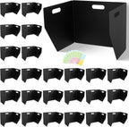 24-Pack Plastic Desk Dividers for Students, Privacy Folders for Students