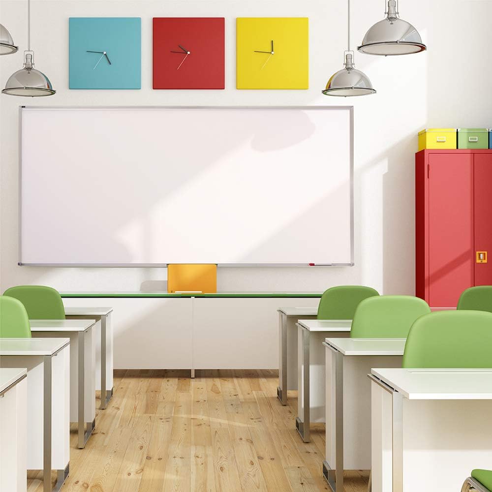 Quartet Dry Erase Magnetic White Board 72"W x 48"H, Porcelain White...