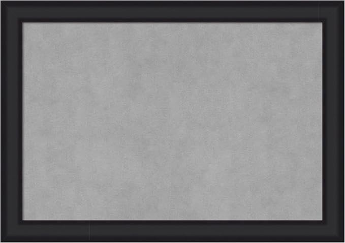 Amanti Art Black Framed Magnetic Board 19x27 Medium Vision Board by AmantiArt
