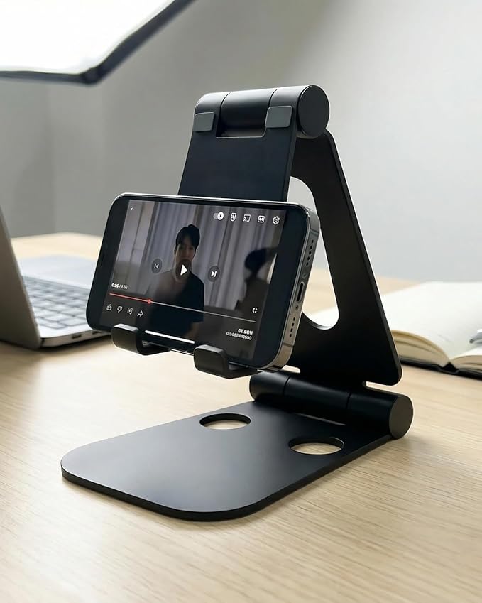 LOXP Tablet Holder Stand, Adjustable Aluminum Alloy Phone Stand, Compatible - Image 6