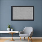 Amanti Art Black Framed Magnetic Board 23x35 Large Vision Board - Image 6