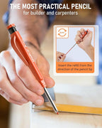 Nicpro Upgraded 3-IN-1 Carpenter Pencils - Image 7