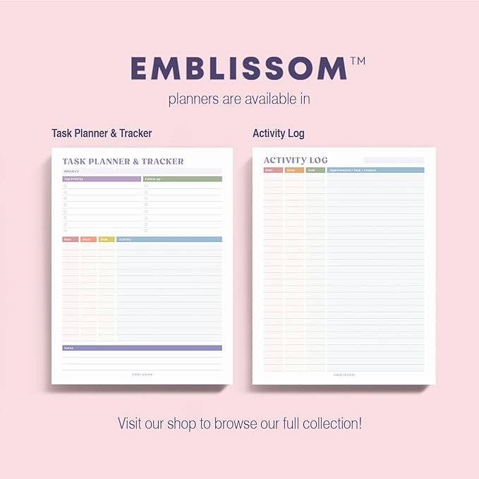 Task Planner & Tracker 8.5 x 11 Tear-Off 70 Sheet Planner Pad – Project - Image 9