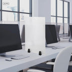 Desk Divider, 24 x 18 inch Acrylic Desk Privacy Panels, Privacy Desk Screen - Image 4