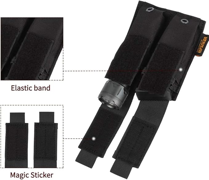 EXCELLENT ELITE SPANKER Molle Single/Double Pistol Mag Pouch Tactical Magazine - Image 4