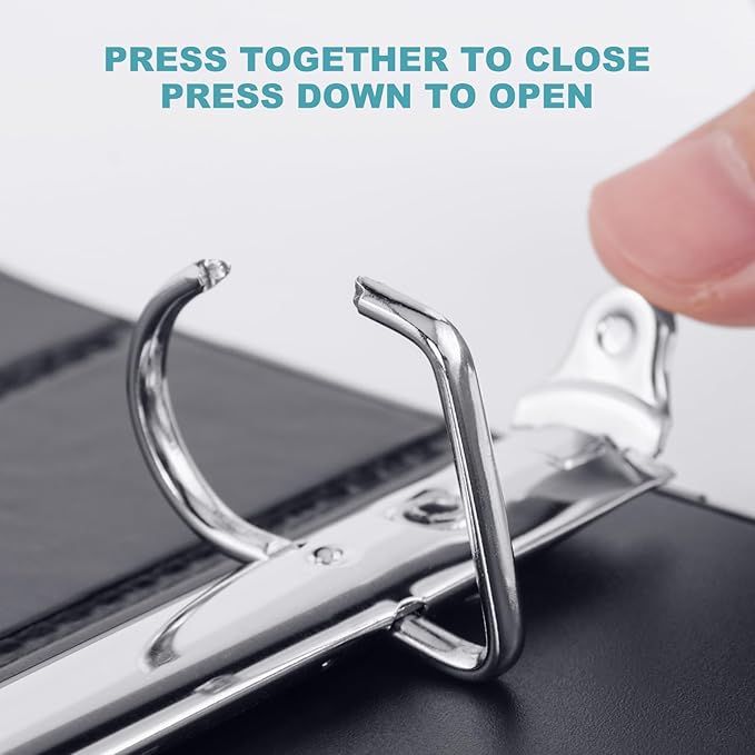 ViVin Sturdy 1.5 Inch D Ring Binders, 1.5'' 3 Ring View Binder - Image 2