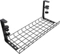SEWCHICS Under Desk Cable Management Tray Cable Organizer Rack No Drill Black by Unknown