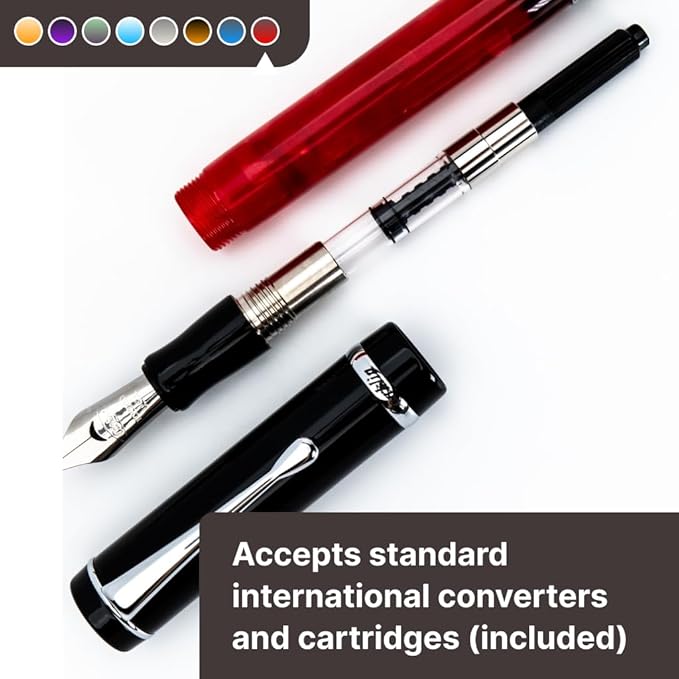 Conklin Duragraph Fountain Pen Red Nights - Image 9