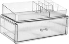 ZHIAIstackable storage drawer, transparent acrylic storage box, cosmetics and - Image 2