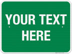 Personalized Custom Green Background Customize