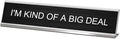 I'm Kind of A Big Deal Desk Signs by SINKAA
