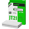 meite JT21 Staples, 1/4 Inch Galvanized Fine Wire Staples by meite