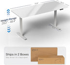 VIVO Electric Dry Erase 71 x 30 in Standing Desk, Memory Height Adjustment - Image 2