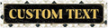 Custom Sign, Custom Street Sign, 11 Font Colors, 13 Font Styles, 4 Hole Options by MySignCenter