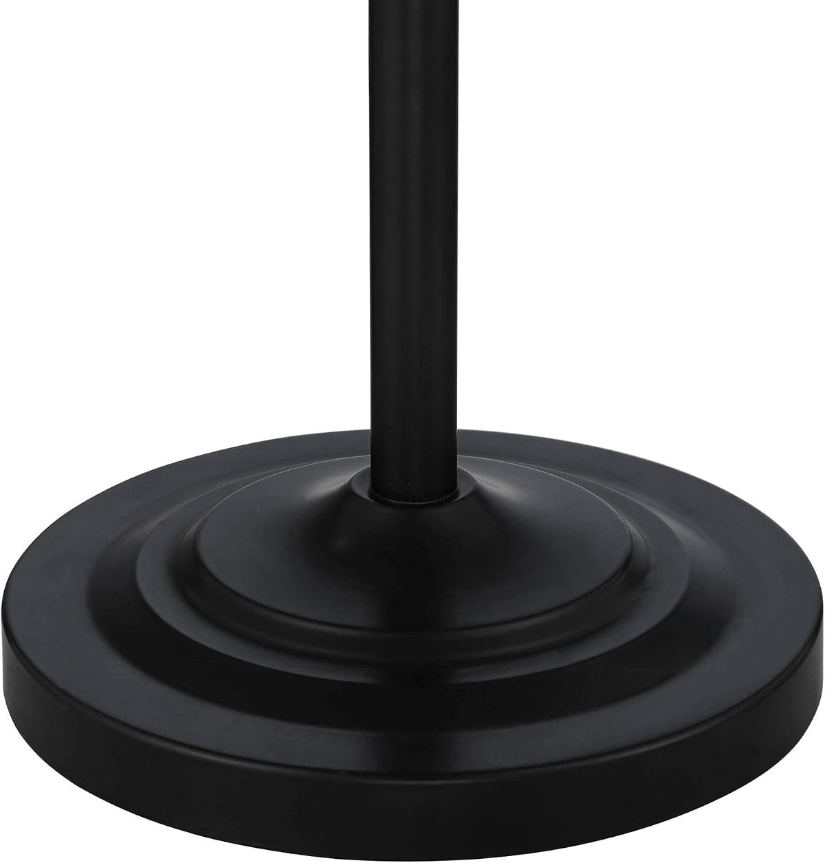 360 Lighting Carter Traditional 3 Piece Table Floor Lamp Set Black Metal Crea...