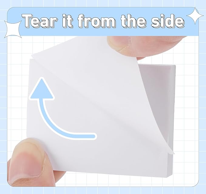White Sticky Notes 1.5 x 2 in, 10 Pads Small Self-Stick Notes, 100 Sheets/Pad - Image 4