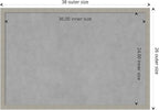 Amanti Art Grey Framed Magnetic Board 26x38 Large Vision Board - Image 4