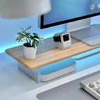 ROCDEER Bamboo Monitor Stand Riser - Image 9