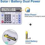 Comix Desktop Calculator Solar Battery Dual Power - Image 4