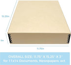 Lineco Museum Archival Storage Box, 11.75x15.25x3 in. Drop Front Design. - Image 2