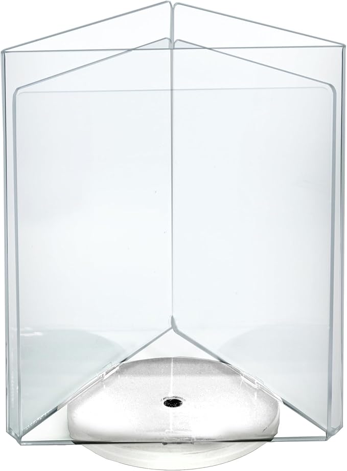 Azar Displays 193732 8.5" W x 11" H 3-Sided Sign Holder by AzarDisplays
